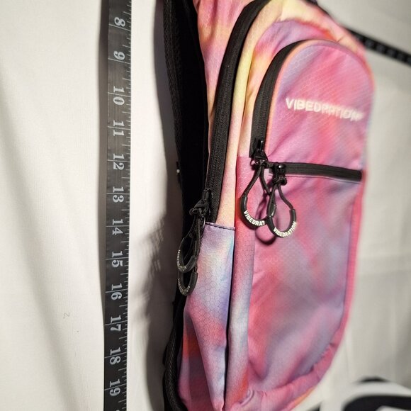Vibedration Hydration Backpack w/o bladder Multicolor/Pink washed out color-Used